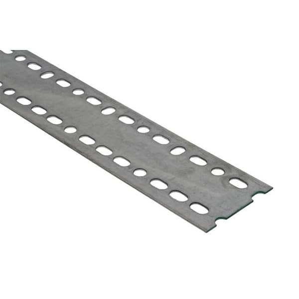 2-1/4 in. x 3 ft.-18 Guage Thick Zinc Plated Slotted Flat Strapping Metal Stock