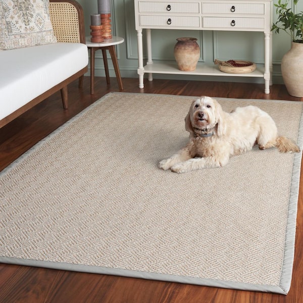 SAFAVIEH Napa Faux Sisal 6 ft. x 6 ft. Natural/Beige Diamond