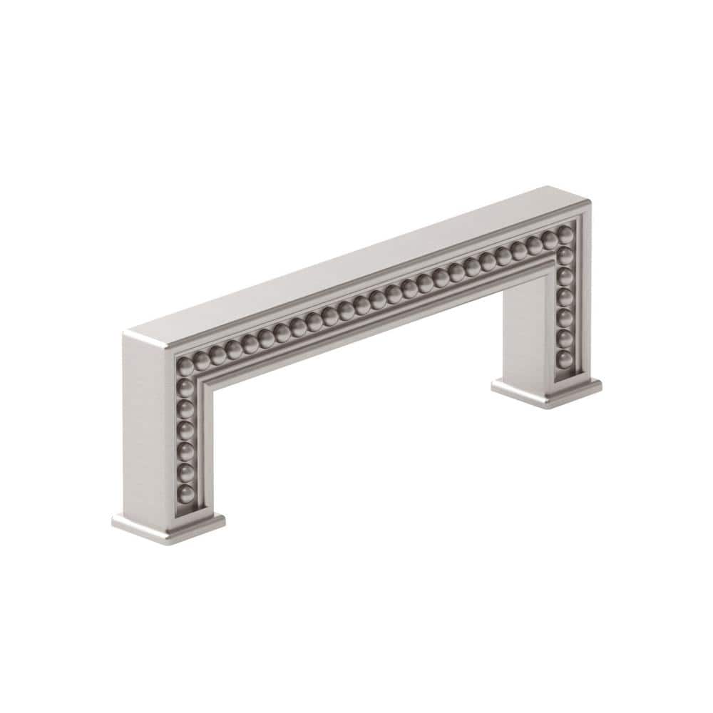 Torcello Collection 3-3/4 in. (96 mm) Classic Brushed Nickel Rectangular Cabinet Bar Pull price history on PriceWatchPro