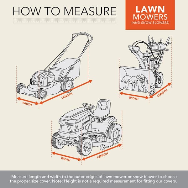 Modern Leisure Chalet Push Lawnmower Cover, 75 inchl x 25.5 inchw x 23 inchh, Black, Size: 75 inch Large x 25.5 inch W x 23 inch H