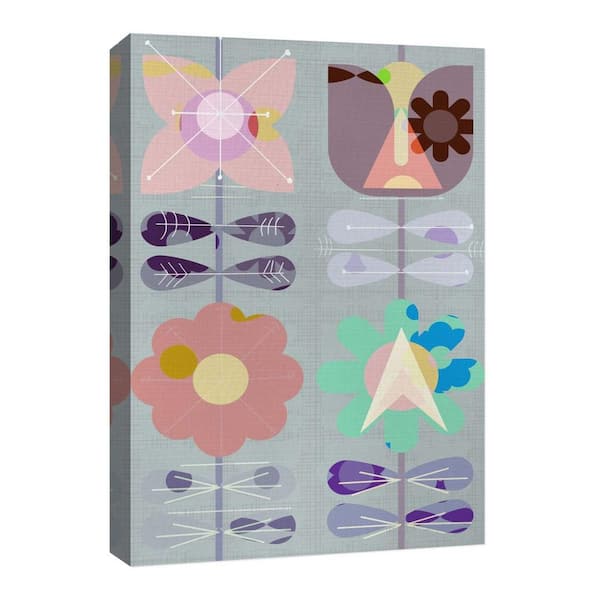 PTM Images Paper Flower II Canvas Wall Art Abstract 10 in. x 12 in.