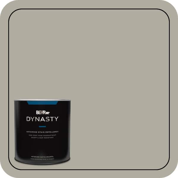 BEHR DYNASTY 1 qt. #PPU25-06 Wells Gray Satin Enamel Interior Stain-Blocking Paint & Primer