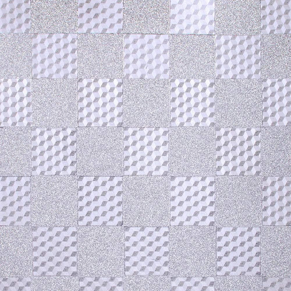 Tiles Silver Vinyl Strippable Roll (Covers 26.6 sq. ft.)