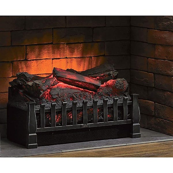 Electric Fireplace Log Set Heater, Duraflame Infrared Fireplace Logs
