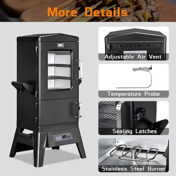 Maison Backyards 45 in. Digital Electric Smoker with Window in