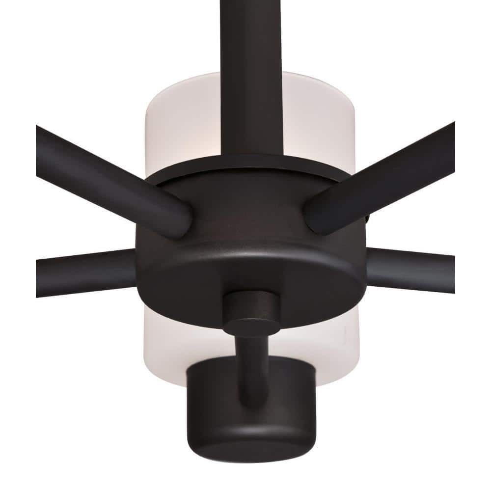 Sylvestre 20.75" Oil Rubbed Bronze Chandelier with Frosted Glass Shades