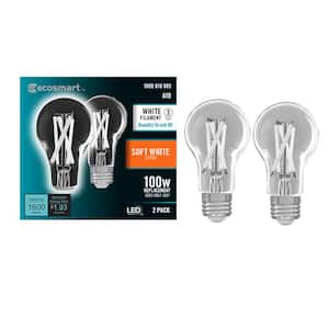 Great Value LED Light Bulb, 3.5W (25W Equivalent) T10 Clear Tube Lamp E26  Medium Base, Dimmable, Soft White, 1-Pack