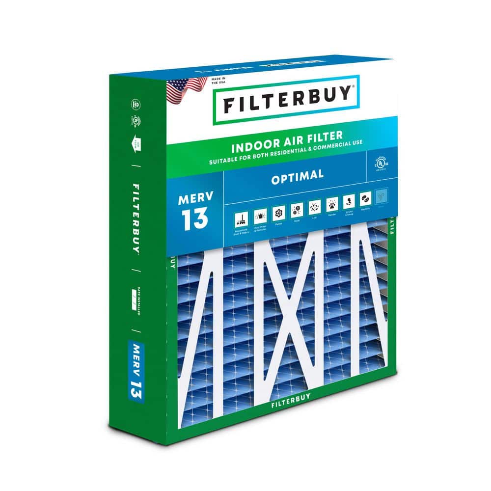 17.5 in. x 21 in. x 5 in. MERV 13 (FPR 10) Health Defense Pleated HVAC AC Furnace Air Filters for Rheem & Ruud (1-Pack) price history on PriceWatchPro