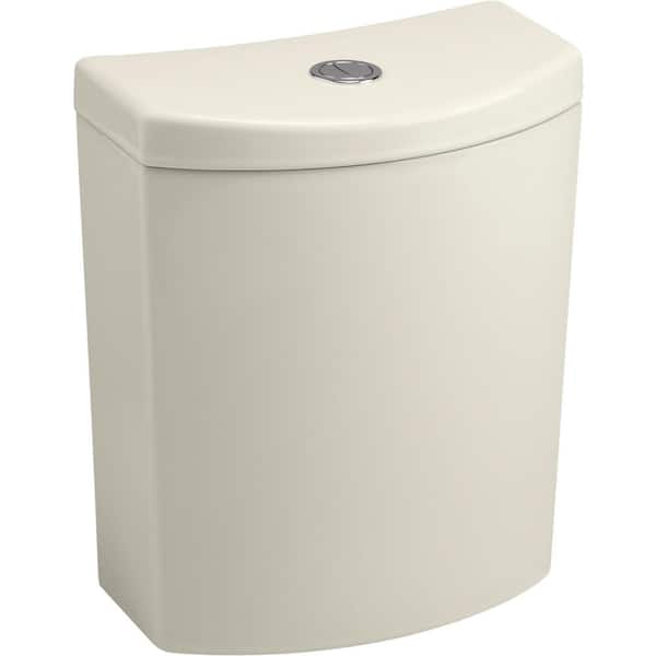 Persuade Curv 1.6 GPF Dual Flush Gravity Fed Technology Toilet Tank Only in Biscuit