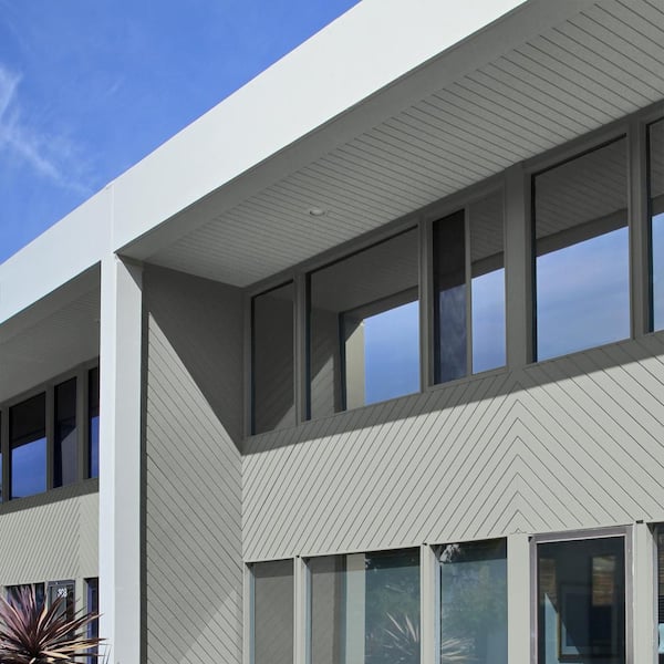 1 gal. #HDC-AC-21 Keystone Gray Satin Exterior Paint