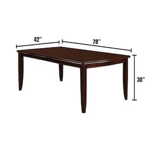 Edgewood I Espresso Transitional Style Dining Table