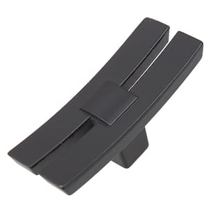 1-7/8 in. Matte Black Industrial Dual Bar Cabinet Knob (10-Pack)