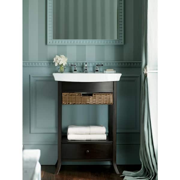 KOHLER Archer 22-3/4 in. Drop-In Vitreous China Bathroom KOHLER Archer 22-3/4 in. Drop-In Vitreous China Bathroom