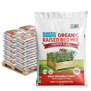 Organic Bulk Raised Bed Soil Pallet (60 1 cu.ft. Bags)