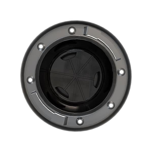 Oatey Fast Set ABS Hub Spigot Toilet Flange With Test Cap, 55 OFF