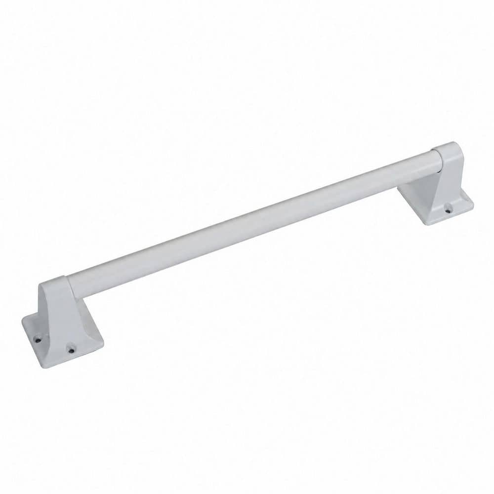 24 in. x 1.25 in. Diameter Concealed Screw Grab Bar and Towel Rack in White Stainless Steel for Bathroom Safety price history on PriceWatchPro
