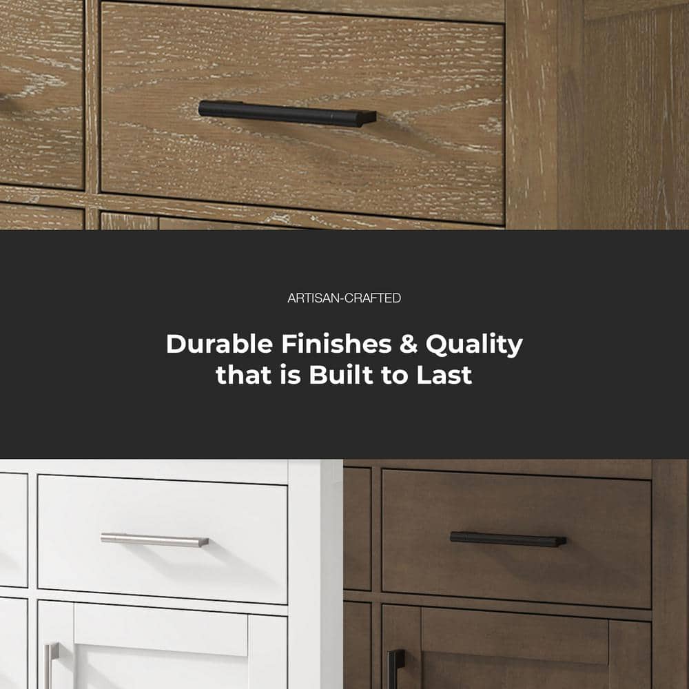 Bailey 48" Driftwood Oak Single Bathroom Vanity with Quartz Top