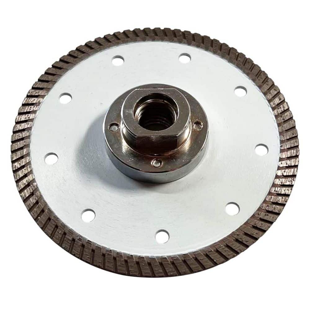 Flush Cut 4.5 in. Granite, Quartz, Engineered Stone Turbo Rim Diamond Saw Blade, 5/8 in. Threaded Arbor price history on PriceWatchPro