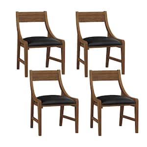 Cooper Brown Faux Leather Dining/Game Chair, Set of 4