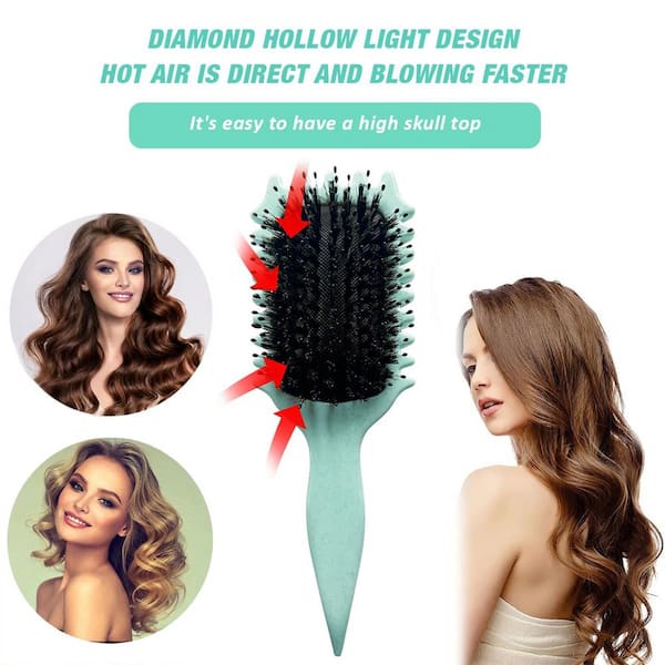 Aoibox 1-Piece Curl Defining Styling Boar Bristle Hair Brush