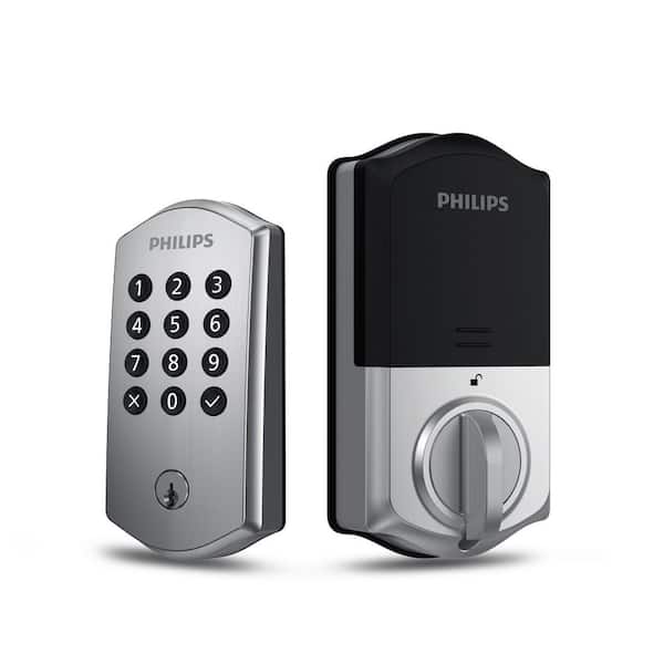 Philips Electronic Single Cylinder Deadbolt Door Lock with Multiple Access Methods