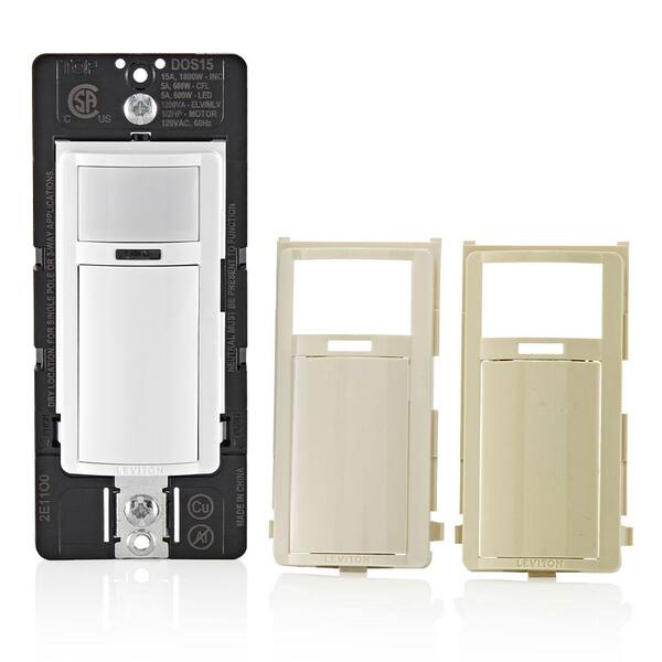 leviton motion sensor auto on