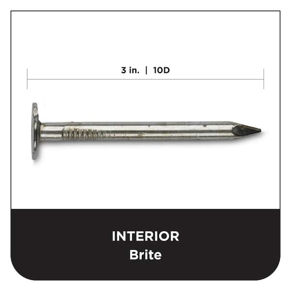 Grip Rite Grip-Rite 60d x 6 In. 5 ga Bright Ring Shank Pole Barn Nails (850  Ct., 50 Lb.) | Elitsac, Inc.
