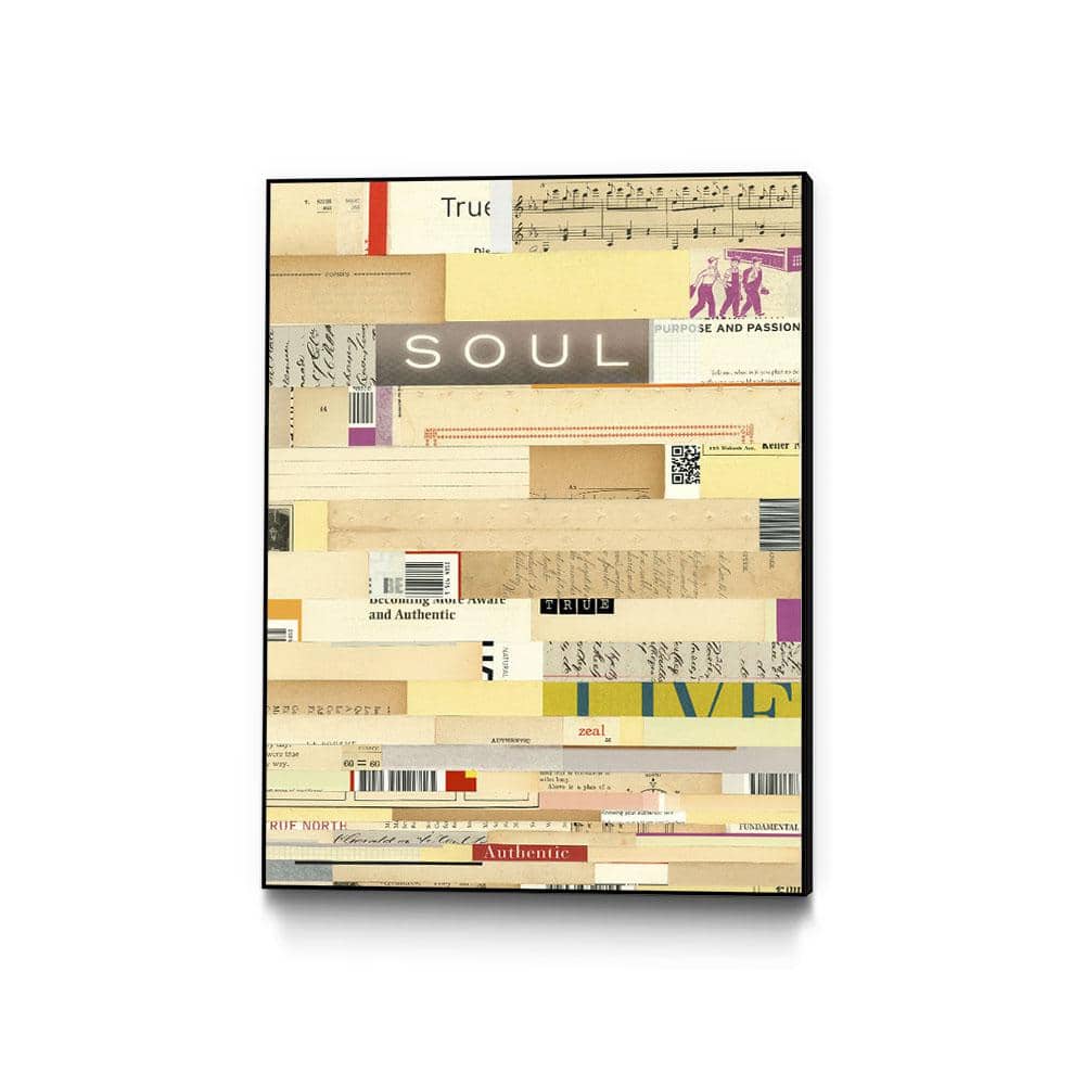 30 in. x 40 in. True III by Nikki Galapon Framed Wall Art