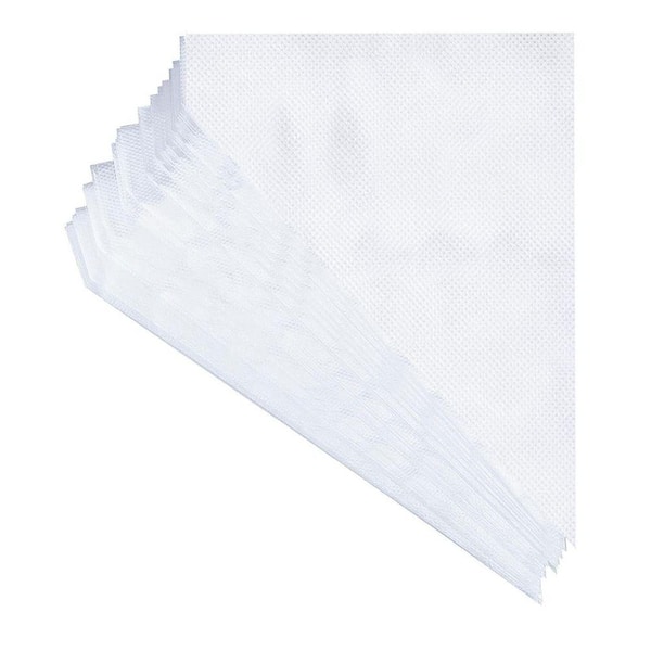Disposable Plastic Piping Bags Non-Slip Surface Frosting Pastry Bag for Cake Cookie Decorating with 100-Pack