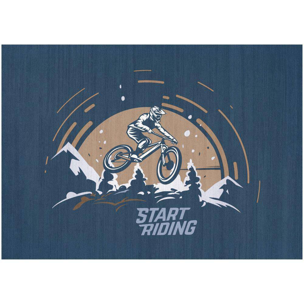 Imagination Blue 7 ft. x 9 ft. Graphic Contemporary Area Rug price history on PriceWatchPro