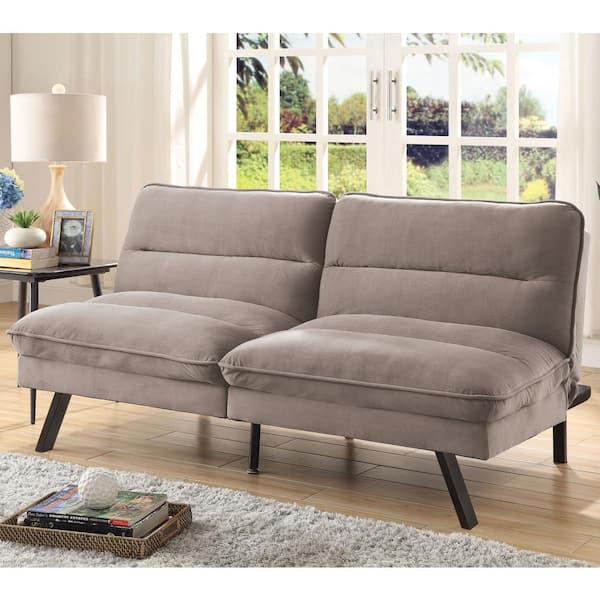 Furniture of America Cedra Gray Sofa Futon