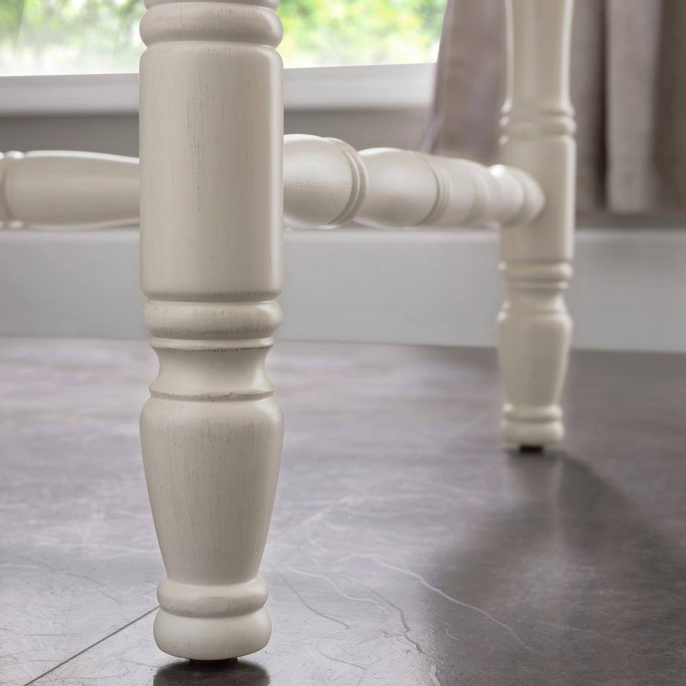 Toscana Ecru and Otter Two-Tone Console Table with Storage