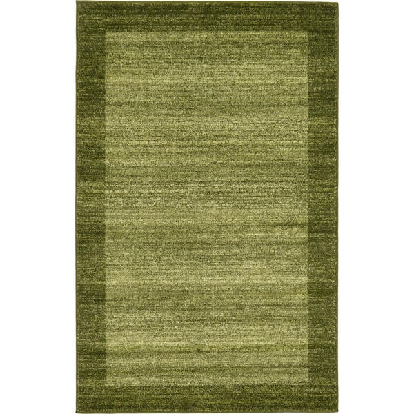 Unique Loom Light Green 5' 0 X 8' 0 Austin Rectangular Area Rug, 3131529