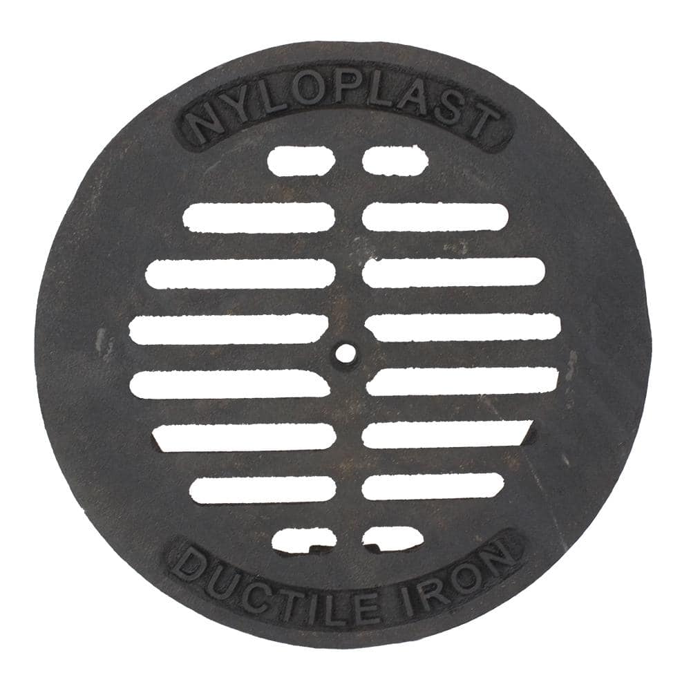 Hinged Floor Drain Grate - 5 inch Round