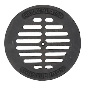 8 in. Nyloplast Ductile Iron Drop in Grate