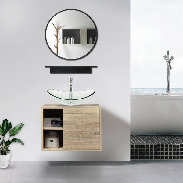 Puluomis 24 in. W x 19 in. D x 17 in. H Single Sink