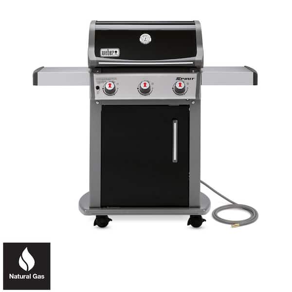 Snestorm Lav Joseph Banks Weber Spirit E-310 3-Burner Natural Gas Grill in Black with Built-In  Thermometer 47510001 - The Home Depot