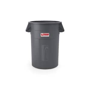 55 Gal. Gray Outdoor Trash Can