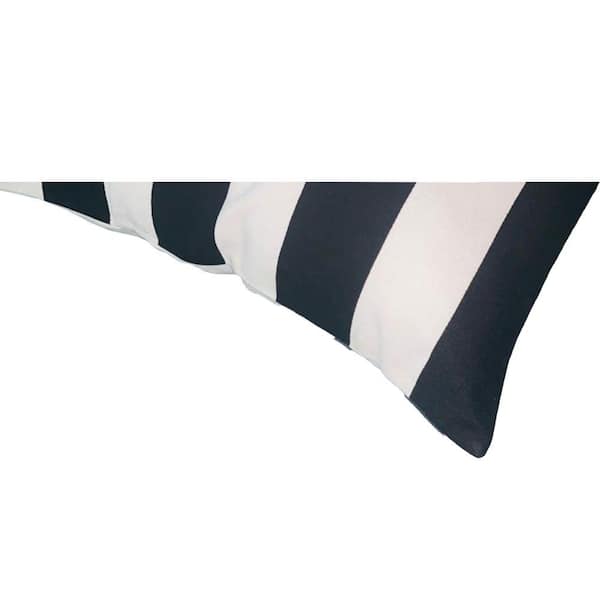 Navy Decorative Accent Throw Pillows for Stripe Collection - Set of 2