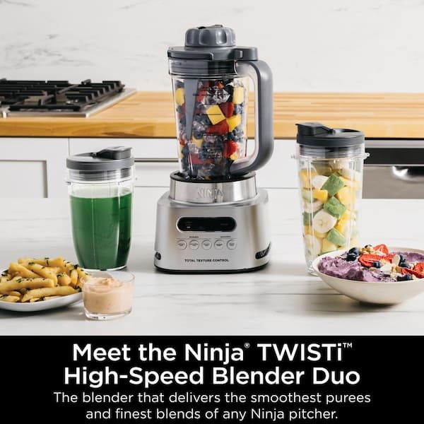 Reviews for NINJA Twisti 34 oz. High 5-Speed Stainless Steel Blender Duo
