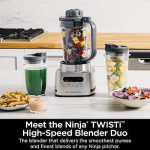 Twisti 34 oz. High 5-Speed Stainless Steel Blender Duo