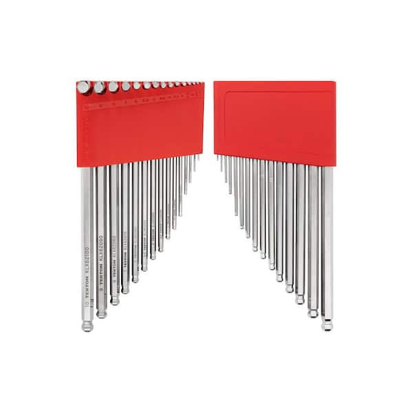 TEKTON 15-Piece (1.3-10 mm) with Holder Ball End Hex Key Set