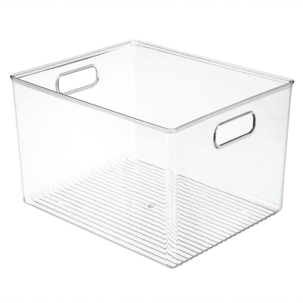 IDESIGN 8 in. x 8 in. x 6 in. Clear Linus Bath Binz 69130 The Home Depot