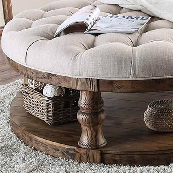 William's Home Furnishing Spring Coffee Table Antique Oak 