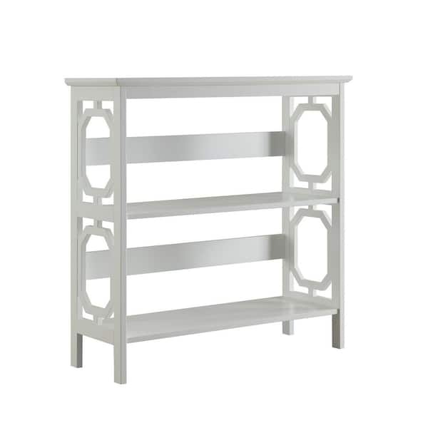 Convenience Concepts Omega 31.5 in. W White 3 Tier Bookcase