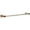 Tossana 24-in Champagne Brass Towel Bar