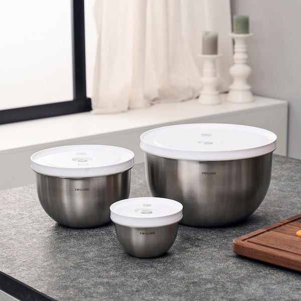 Fresh and Save Bowls Stainless Steel Vacuum Bowl, Large