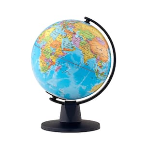 Coin Bank 8.5 in. x 6 in. Diameter Desktop Globe