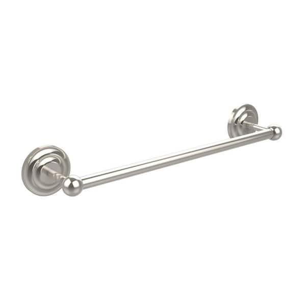 Allied Brass Prestige Que New Collection 30 in. Towel Bar in Polished Nickel