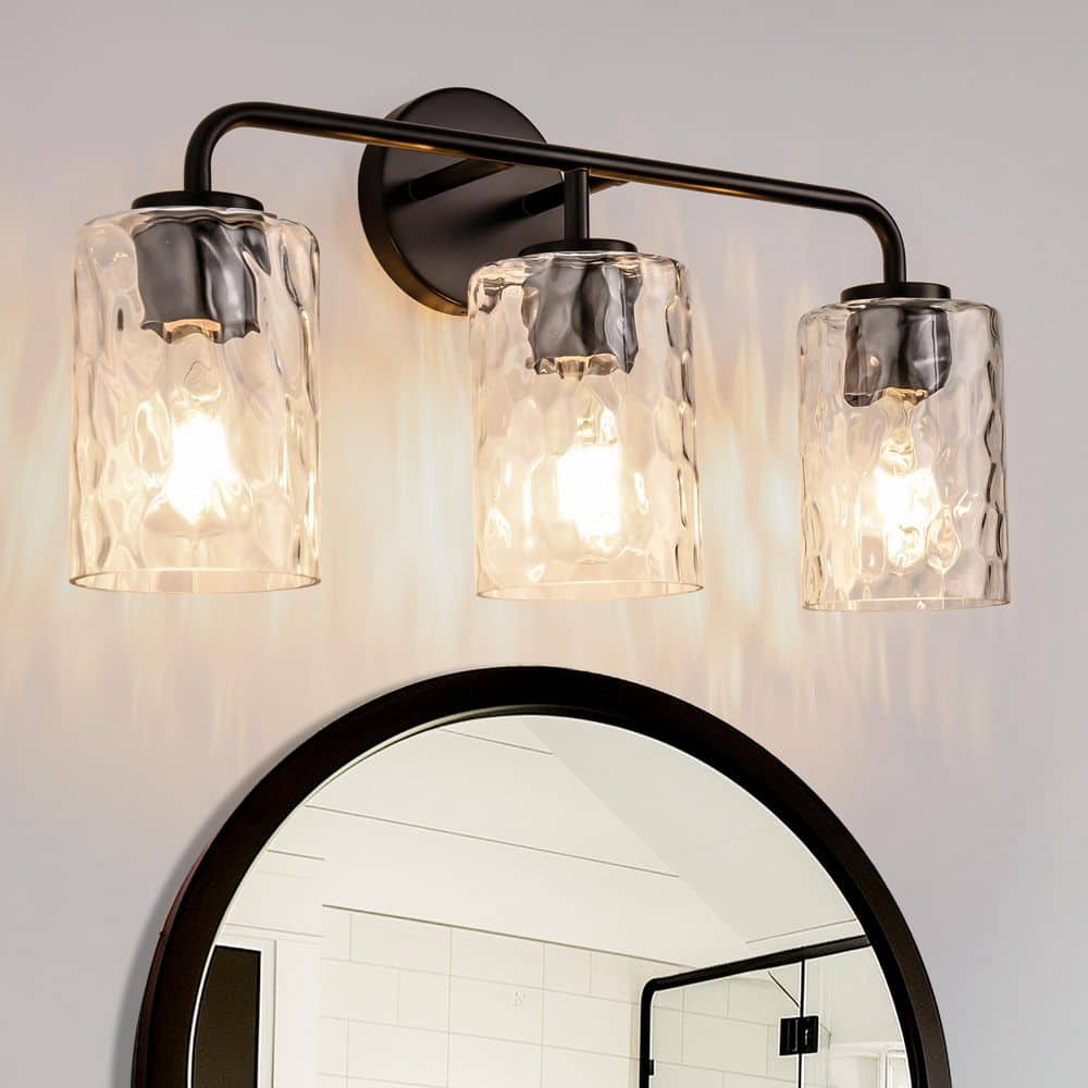 6.5 in. Clear Water Glass Cylindrical Glass Vanity Shade with 1 in. Neckless for Pendant, Chanderlier, Vanity Light price history on PriceWatchPro